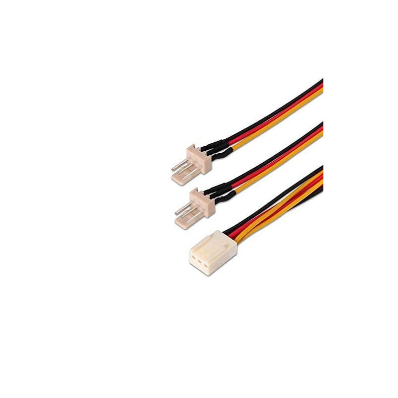 cablepelado Alimentacion Cable Fan 3Pin/H - 2 x 3pin/M 0.25