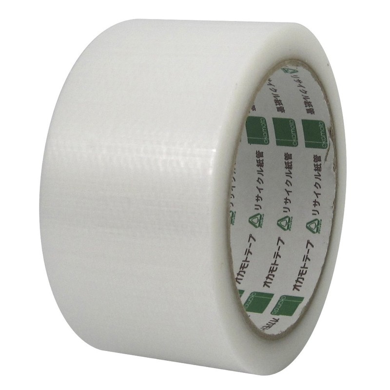 OKAMOTO オカモト PEクロス#420カラー 50mm×25M 透明