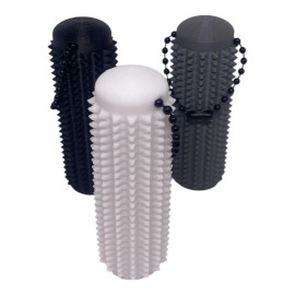 Unbranded/Generic set of 10 Little Ouchies Fidget, Pocket Mini Fidget Toy,  Black Keychain