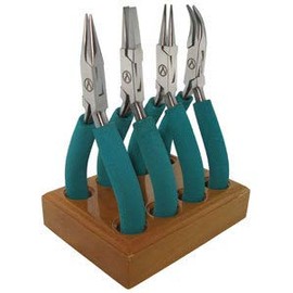 Baby Wubber Complete Plier Set 5 Piece Set With Wood Rack