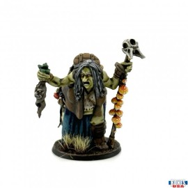 Reaper Miniatures Bones Legends: Gertie Gristlebreath, Swampwitch