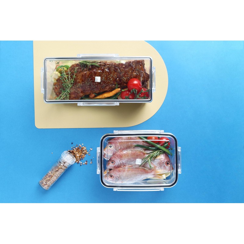 gotman Airtight Food Storage Container with Lid (111.6 oz,With Removable