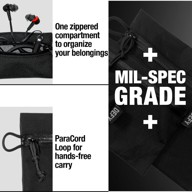 DEFY Project Ballistic Travel Pouch | Lightweight Nylon Organizer Pouch