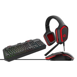 Alpha Gaming Combo Pack with Headphones, Keyboard & Mouse - 6794BLK