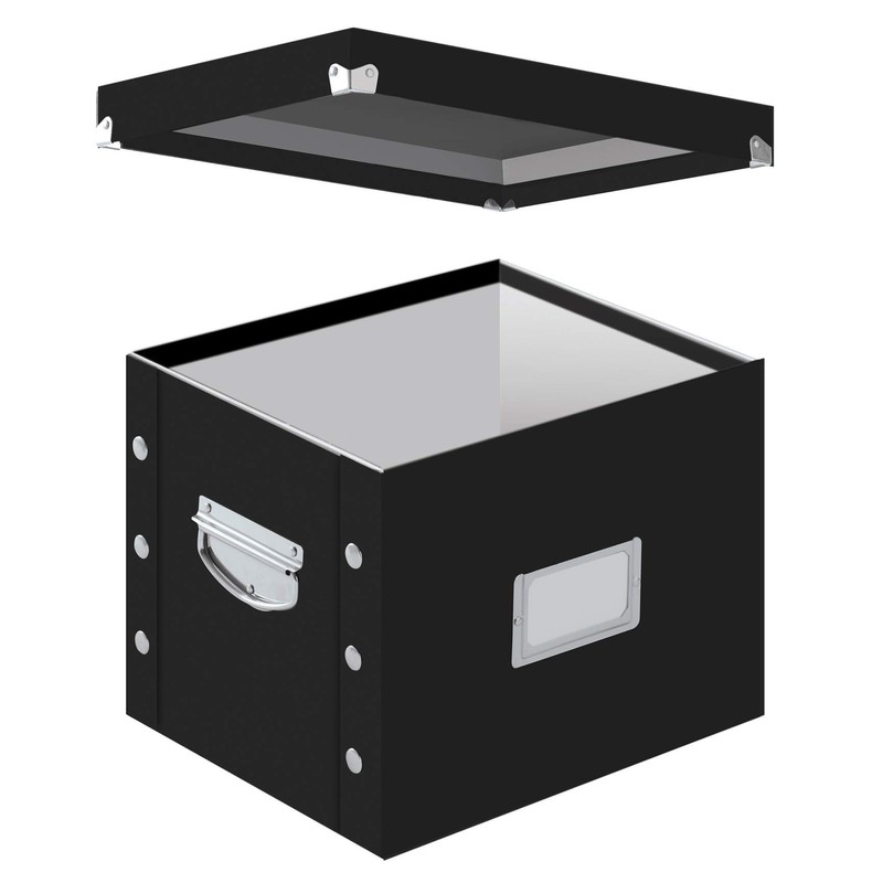 Snap-N-Store Letter-Size File Box, Black (SNS01533)