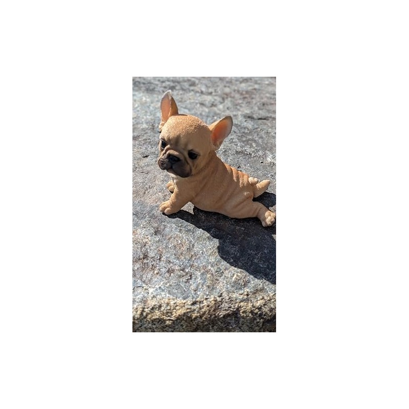 Uvia Stretch French Bulldog Doll Figurine Animal H19290