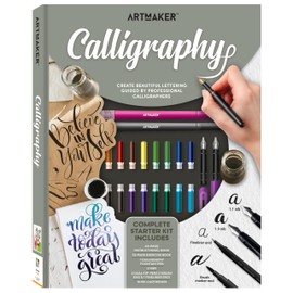 Hinkler - Art Maker Studio Calligraphy Kit - Crafts for Adults - Calligraphy Set