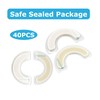 40pcs Elastic Ostomy Barrier Strips, Waterproof Sting-Free Hydrocolloid Skin Barrier