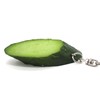 Coconut Accessories 361K Food Sample Key Chain, Cucumber Slice, green,