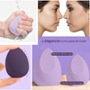 8 piezas esponja maquillaje,3 formas disponibles,beauty blender,para Juego de Esponjas
