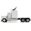 DCD Kenworth W900 White 1/87 (HO) Sleeper Cab Plastic Model