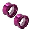 2Pcs NAB Hub Adapters Polished Aluminium 10 Inch Opener Universal