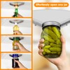 Jasfyee Adjustable Under Cabinet Jar Opener – Stainless Steel Lid
