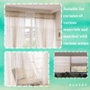 Singring Translucent Wave Curtain Pleat Tape with 100 Hooks, Ripple