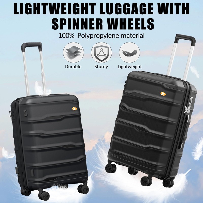 MGOB 28 Inch Luggage with Spinner Wheels, Large Hard Shell