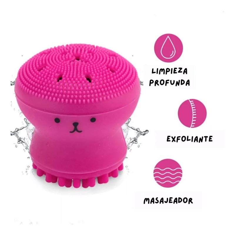 Universo en Linea Paquete 5 Cepillo Exfoliante Facial Suave Silicona