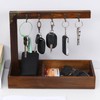 QingNian Wooden entryway Key Holder countertop Key Holder, Antique Decorative