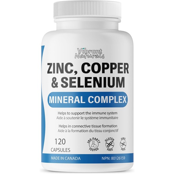 Zinc Picolinate 25mg With Copper 2.5mg and Selenium 200mcg, 120