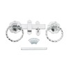 Infinity Decor 6” 150mm Heavy Duty Twisted Ring Rustproof Gate
