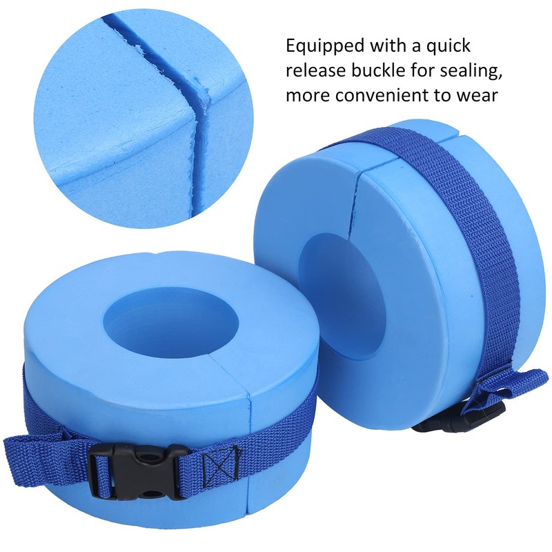 Swim Cuffs, 2pcs Lightweight Ankles Arms Belts Portable for Swim