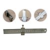 DOITOOL 3 Sets Stainless Steel Ruler Precision Measuring Tool for