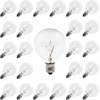 YI LIGHTING - 5W Clear Globe G40 Light Bulbs for