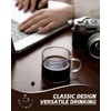 5 OZ Espresso Cups with Handle, Clear Espresso Shot Glass