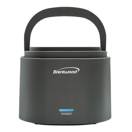 Brentwood 110V 50W 0.6L Portable Leakproof Electric Lunch Box Food Warmer (Gray)