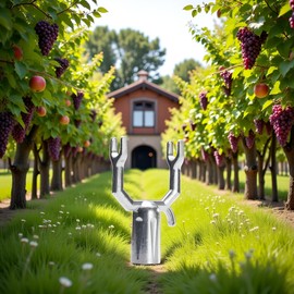 Retractable Telescoping Clothesline Prop - for Drying Rack and Hanging Clothes, Metal Pole Fork and Tree Branch Support Brace Kit - Tree Straightening Tool for Orchards, and Fruited Trees