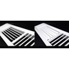 HVAC Premium 24''w X 6''h 3-Way Aluminum Curved Blade Adjustable