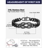 Bandmax Infinity Love Knot Bracelets Gift Black Chic Cuban Link