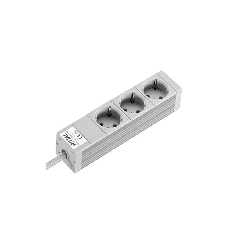 Rittal DK LHT 262 6X44X44 mm without Switch Outlet Strip