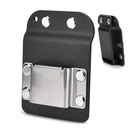 Kingson Drill Holder for Tool Belt, Quick-Release Clip, Fits Up to 2" Belts - Compatible with Dewalt, Milwaukee, Ryobi Cordless Drills, Impact Drivers, and Nailers