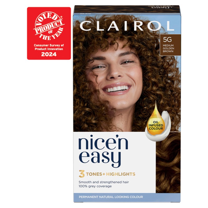Clairol Nice'n Easy Crème, Natural Looking Oil Infused Permanent Hair