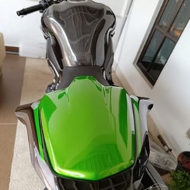Lorababer Motorcycle Rear Seat Cover Fits for Z H2 ZH2 2020-2025 Z900 2017-2024 Passenger Pillion Solo Cowl Hard ABS Tail Section Fairing (Green)