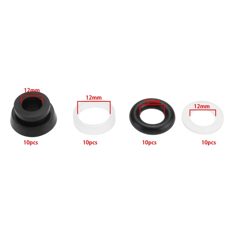VGOL 10 Sets 12 mm Pump Core Old Fashioned Leather