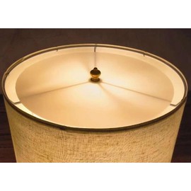 Awclub Round Lampshade Diffuser, 17.5" Diameter with 3/8" Center Hole Diffuser Lamp Shade for Drum Style Lampshades Pendants Softening Light, Frosted White Acrylic, Fits 18-20" Openings