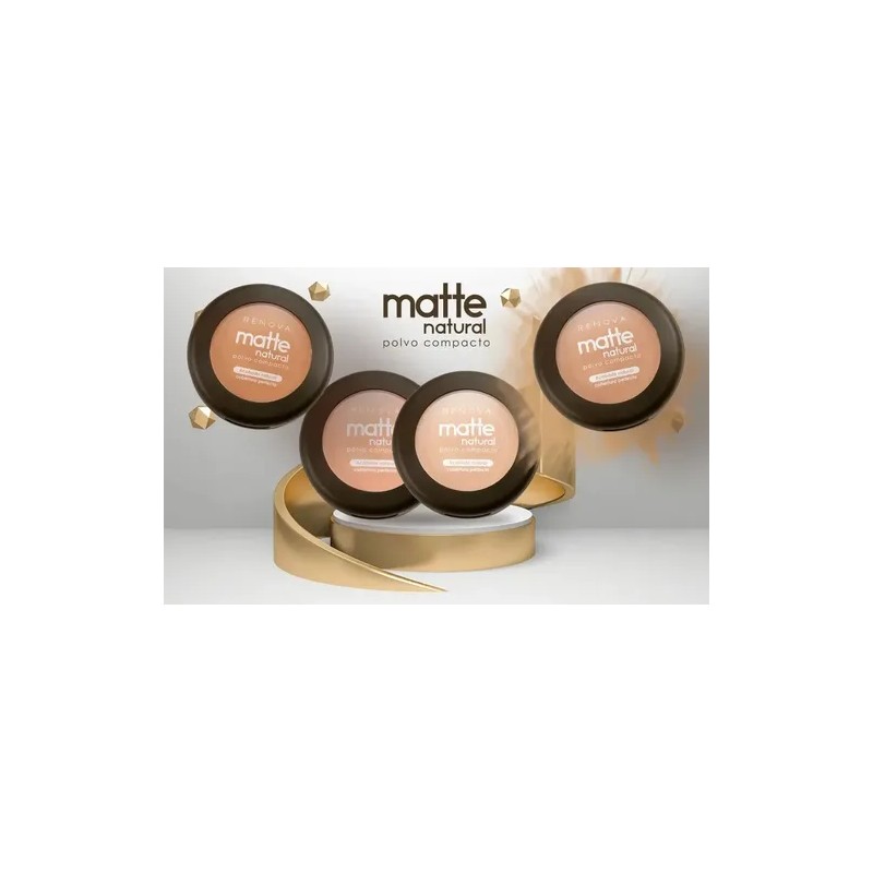 Polvo Matte Natural Beige | Renova Tono Beige claro
