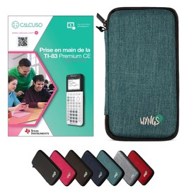 CALCUSO Accessory Standard Package Turquoise Compatible with Graphing Calculator TI 83 Premium CE (Python)