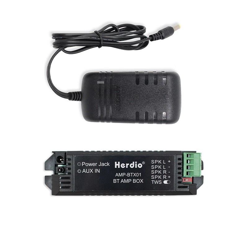 Herdio 2X 12V 3A US Power Adapter Stereo Receiver Bluetooth