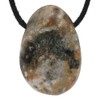 Lebensquelle Plus Ocean Jasper Drop Pendant | Drilled Tumbled Stone