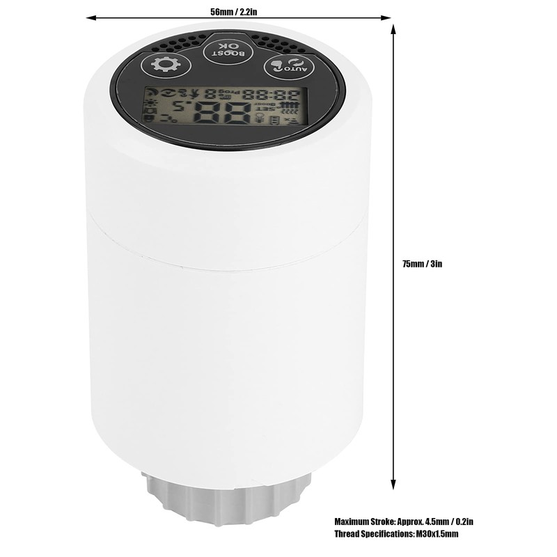 Digital Radiator Valve, HY366 Multifunctional Intelligent Mobile APP Remote Control