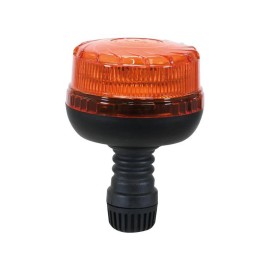 Sparex Amber LED Beacon Light 12-24V IP65 Low Profile Class 5 Flashing Light