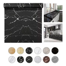 Papel Tapiz Autoadhesivo Mármol De Para Cocina 0.6*10m