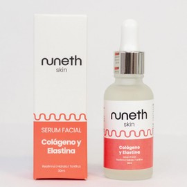 Suero Facial para Cuidado de la Piel (30 ML, Nuneth - Serum Facial Colágeno y Elastina, Reafirma, Hidrata y Tonifica.)