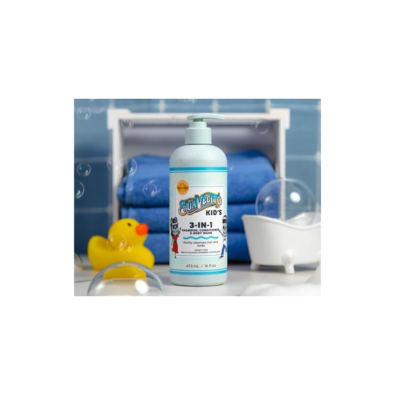 Suavecito- Champú, acondicionador y gel de baño 3 en 1
