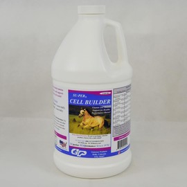SU-PER Cell Builder Horse Supplement - High Iron Vitamin Mineral Equine Blood Builder Liquid for Performance Horses - 1/2 Gallon