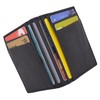 RFID Blocking Mini Wallet Genuine Leather Slim Front Pocket Wallet