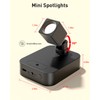 Diomart Rechargeable Mini Spotlights Indoor with Remote, 2 Pack