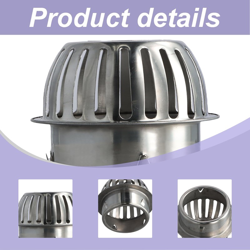 Stainless Steel Gutter Leaf Guard Set, 2 Pieces, 100 mm